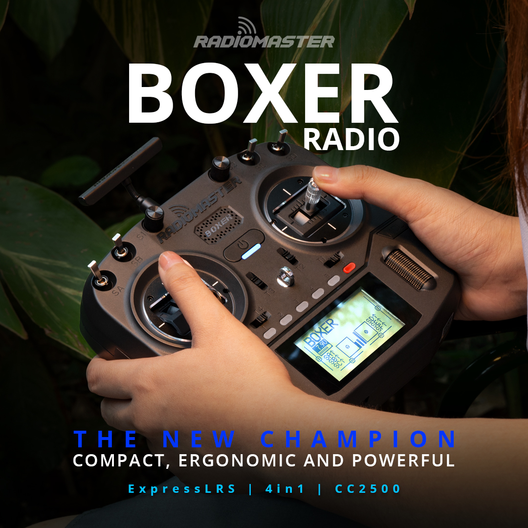 RadioMaster Boxer  2.4G 16ch H - огляд і ціна Drone Gimbal Controller