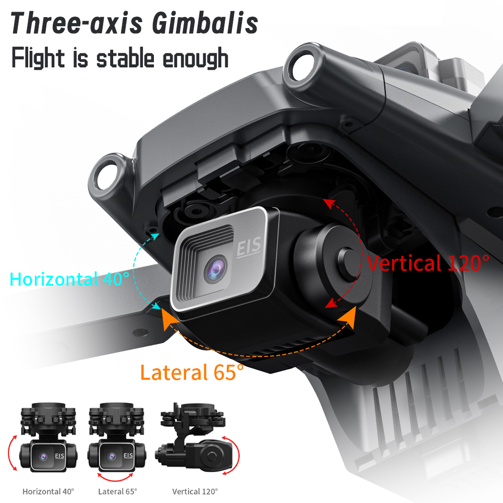 L600 MAX GPS Drone Professiona - огляд і ціна Drone Gimbal 3 Axis