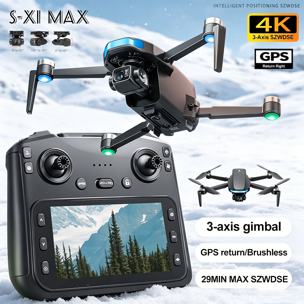 New S-X1 MAX Drone GPS 8K Prof - огляд і ціна Drone Gimbal Mount