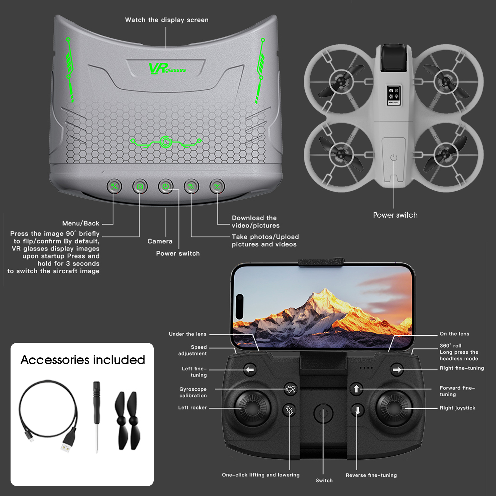 Mini Drone That Is Easy For Be - огляд і ціна Drone Gimbal 2 Axis